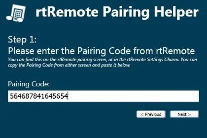 Key Features of rtRemote Pairing Helper