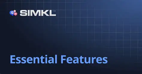 Key Features of Simkl Tray