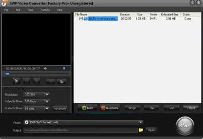 Key Features of SWF Video Converter Factory Pro