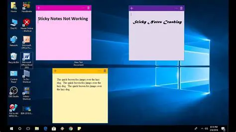 Key Features of the Sticky Note Manager
