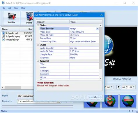 Key Features of the Tutu X to 3GP Video Converter