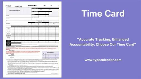 Key Features of Time Cards 2000