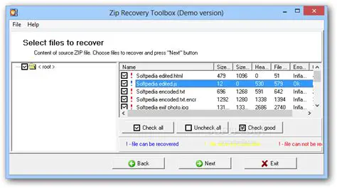 Key Features of Zip Recovery Toolbox