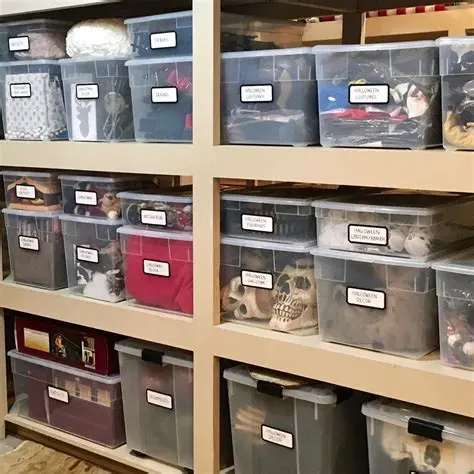 Label and organize equipment