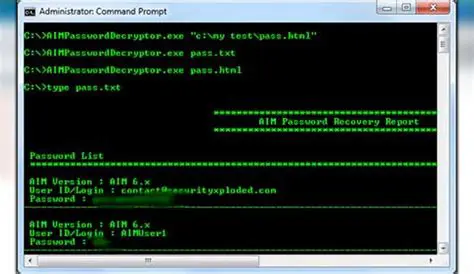 Main Features of AIM Password Decryptor