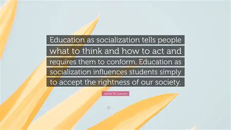 Massive Education and Socialization