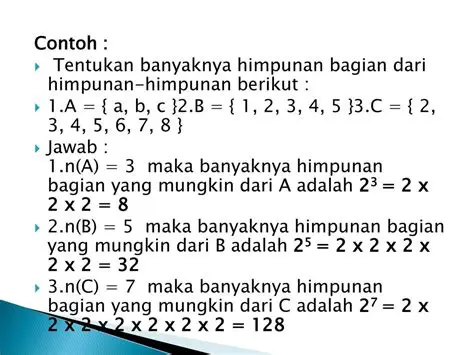 Menghitung Banyaknya Anggota Himpunan A