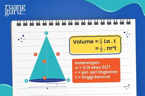 Menghitung Luas Permukaan Kerucut