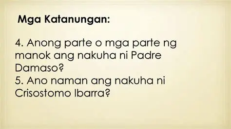 Mga Karaniwang Katanungan sa Noli Me Tangere