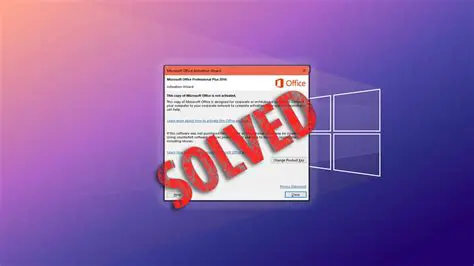 Mga Karaniwang Sanhi ng Product Activation Failed