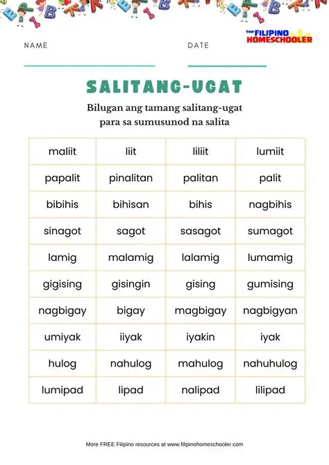 Mga Salitang Hinihingibupang Mabuot
