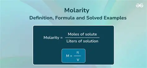 Molarity and Its Importance