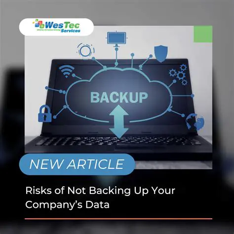 Not backing up your system