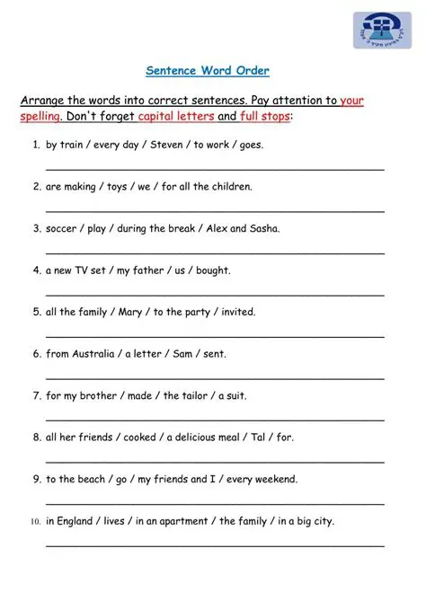 Other Words in the Sentence