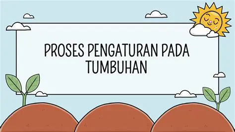 Pengaturan Proses Kehidupan