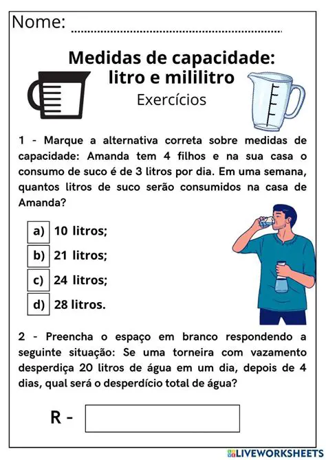 Perguntas e Respostas sobre Capacidade e Volume
