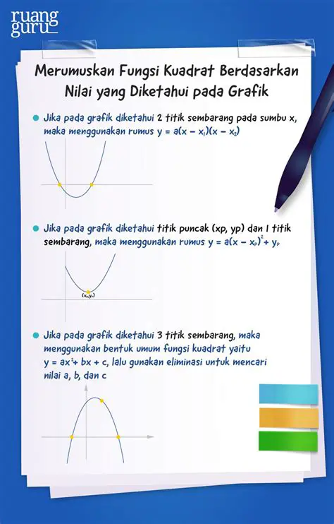 Persamaan Grafik Fungsi Kuadrat