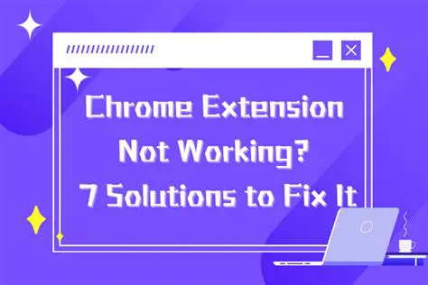 Plugin or extension issues