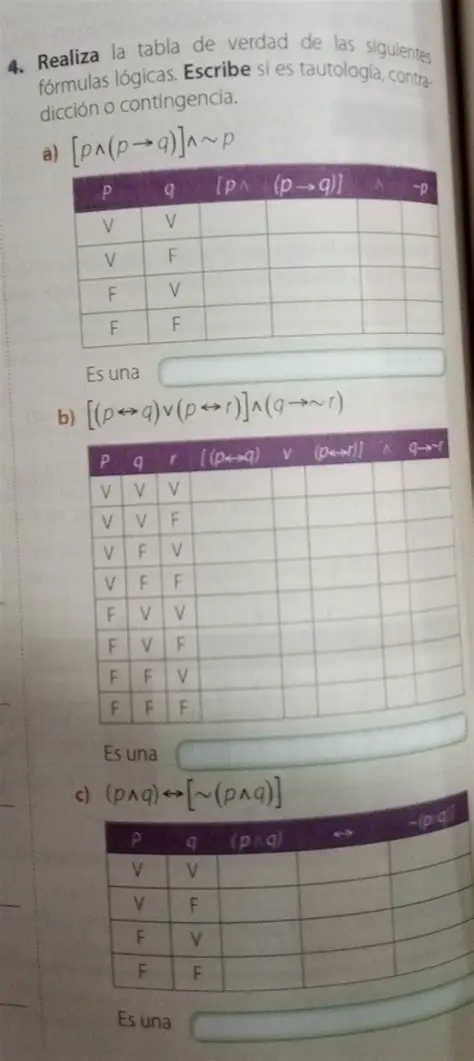 Preguntas y Respuestas sobre la Tabla de Verdad
