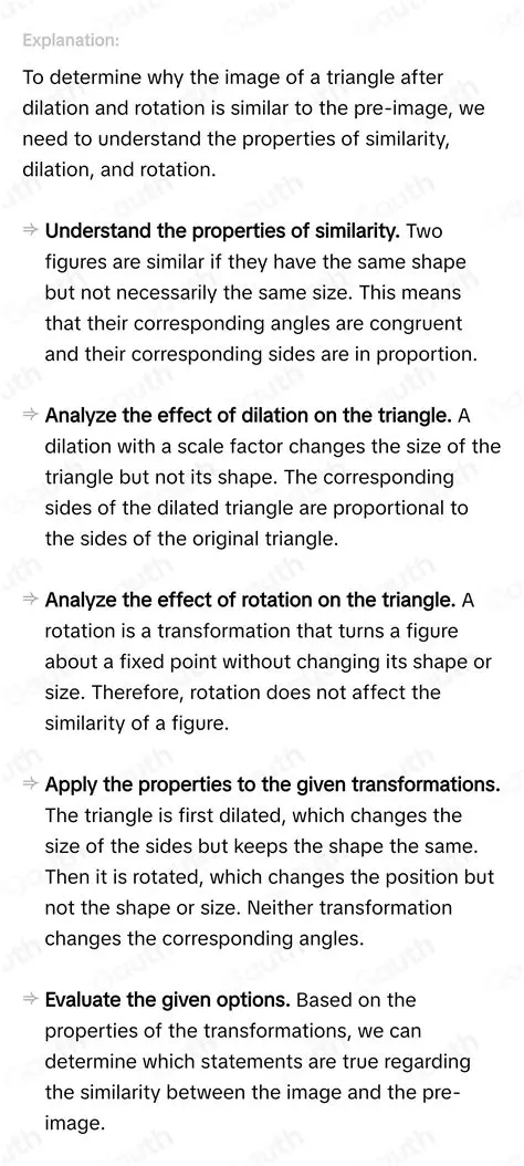 Properties of the Dilated Triangle