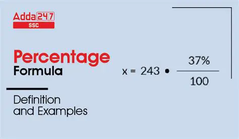 Proportion as a Percentage Formula