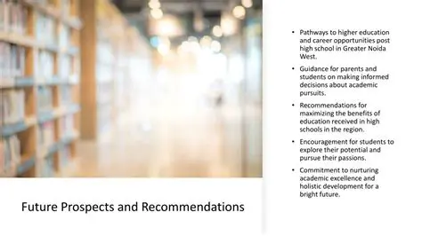 Prospects and Recommendations