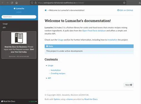 Read the Docs Documentation