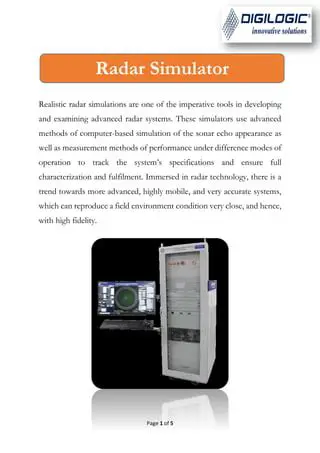 Realistic Radar Simulations