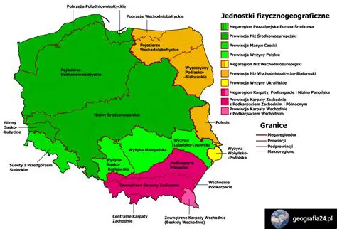 Regiony z Najmniejszymi Opadami