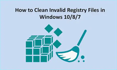 Scanning and cleaning invalid Windows registry entries