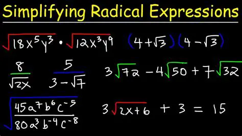 Simplifying Radical Expressions