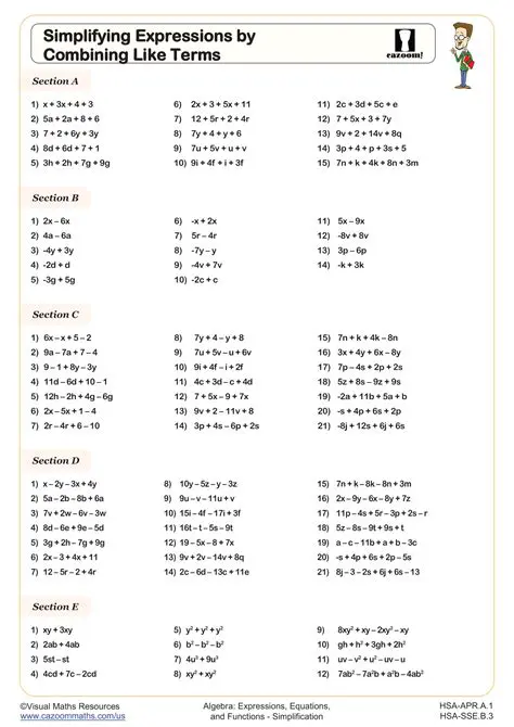 Simplifying Surd Expressions with Like Terms