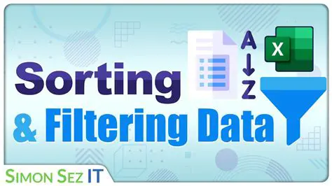 Sorting and Filtering Connections