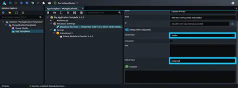 Template or field configuration