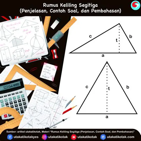 Tentukan keliling segitiga