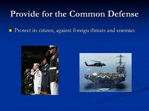 The ability to provide for the common defense