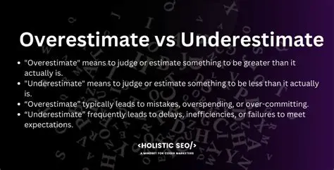 The Consequences of Underestimating a Test