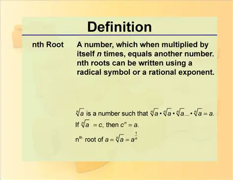 The Definition of the nth Root