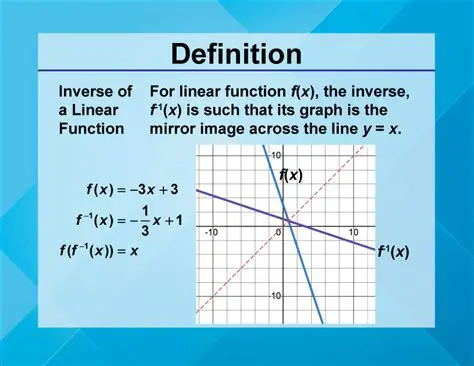 The Formula for the Inverse of a Linear Function