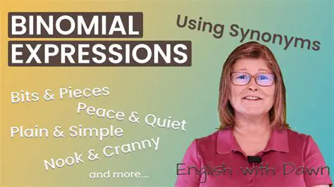 The Given Binomial Expressions
