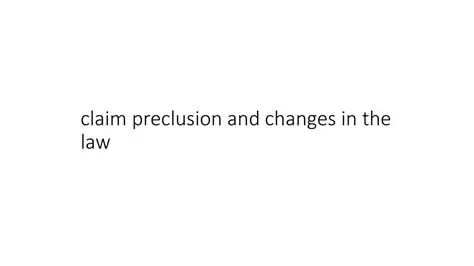 The Implications of Preclusion
