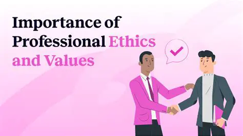 The Importance of Professional Ethics in the Secretariat