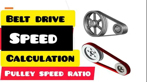 The Importance of Speed Ratios in Pulley Systems