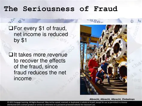 The level of seriousness of fraud