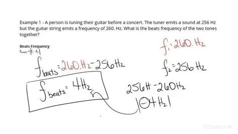 The Relationship Between Beats and Frequency