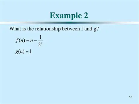 The Relationship between f and g