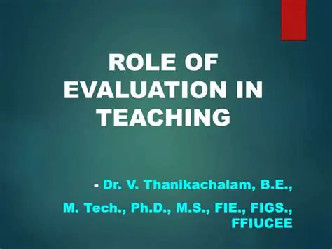 The Role of Evaluation in Determining Eligibility