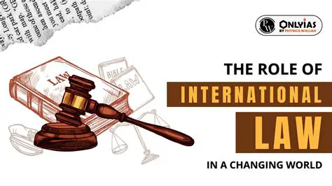 The Role of International Law in Resolving Conflicts