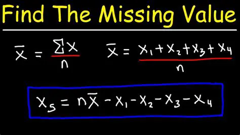 The Role of the Missing Value