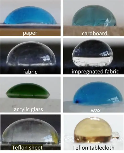 The Structure of Water Droplets